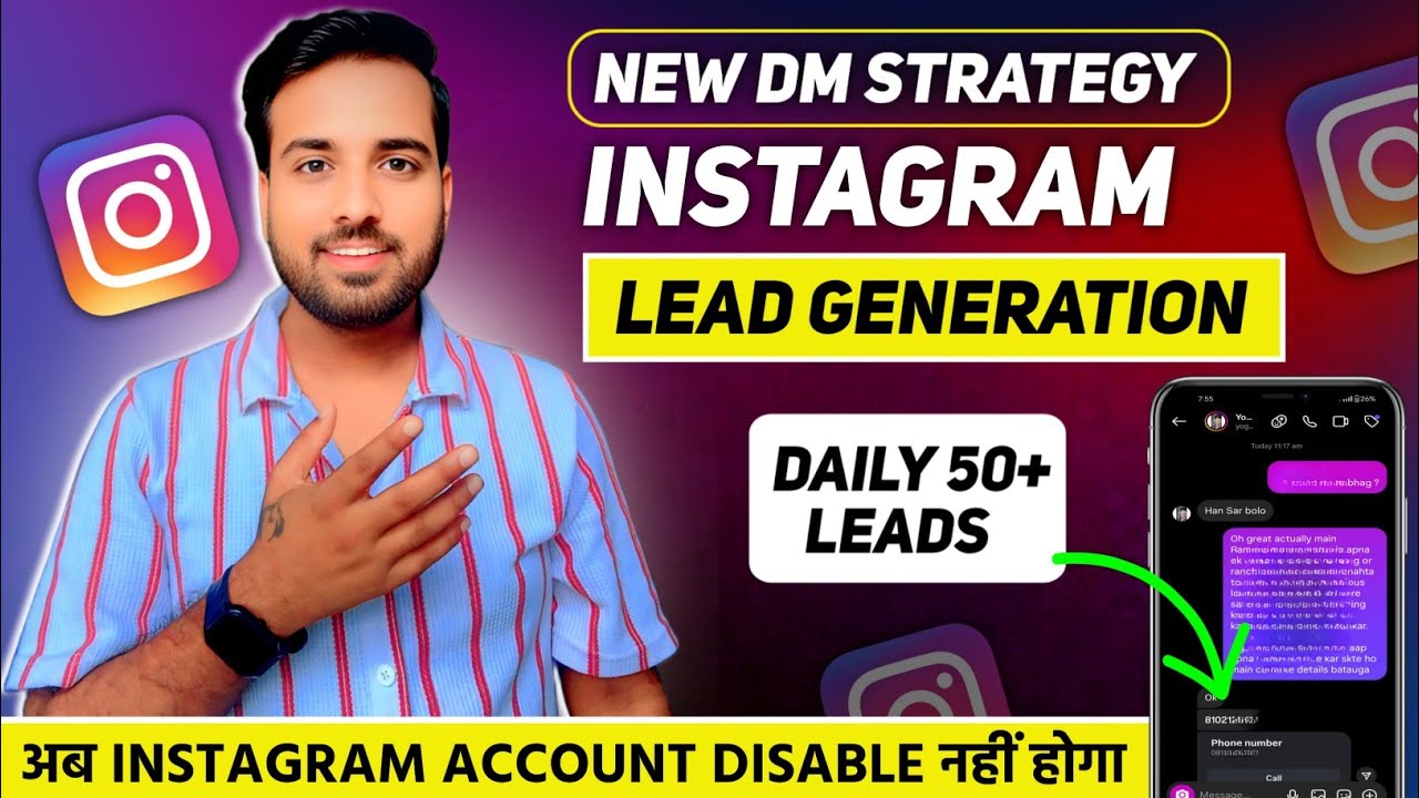Instagram Leads Generation || DM Strategy || How To Generate Leads From Instagram ? || Gaurav Kumar