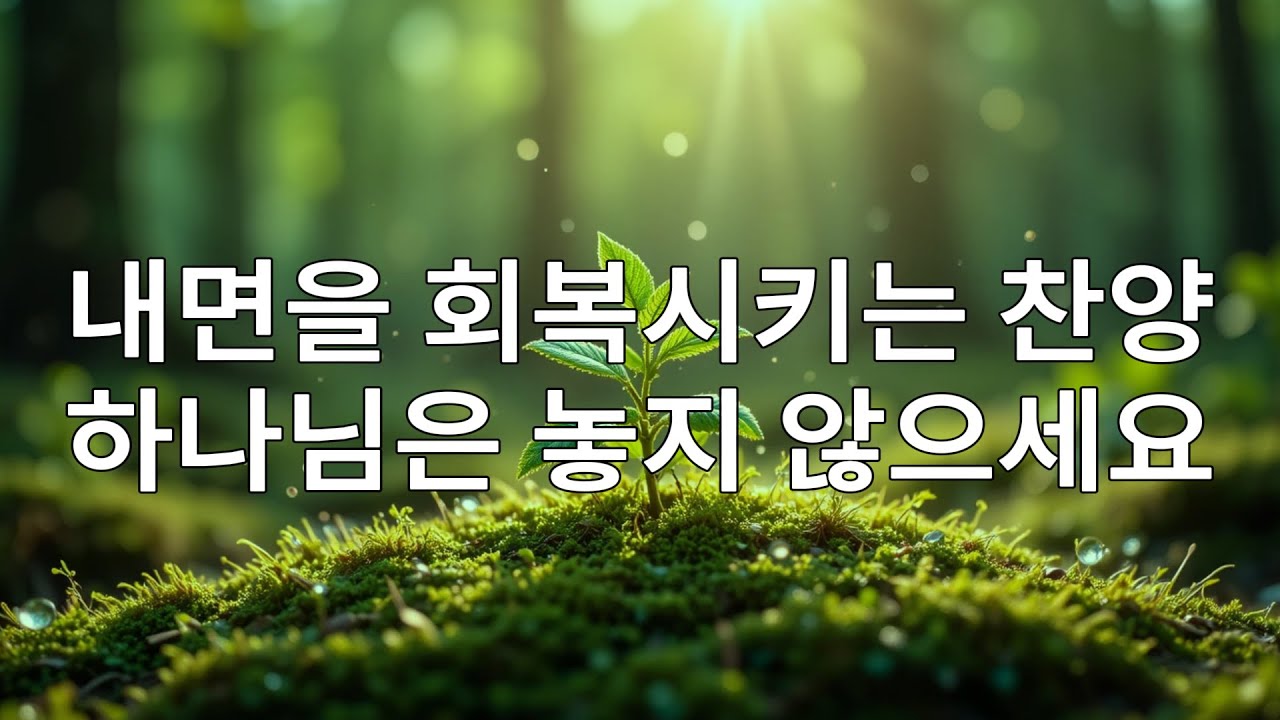 CCM 모음집🔥마음을 회복시키는 주님의 터치 – 듣고 느껴보세요, 하나님은 당신을 놓지 않으십니다