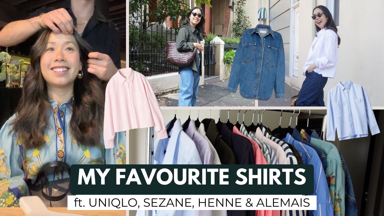 MY FAVOURITE SHIRTS FOR WORK & WEEKEND | Uniqlo, Sezane, Patagonia, Henne & Alemais