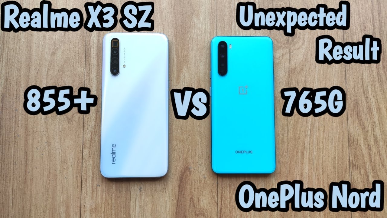OnePlus Nord vs Realme X3 SZ Edition Pubg Test - SD 765G vs SD 855+ Comparison -😱 Unexpected Results