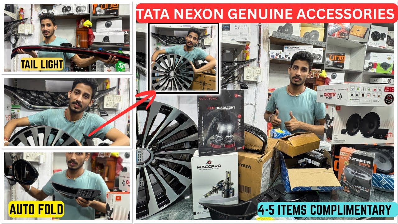 Tata Nexon 2025 Genuine Accessories ✅Tata Nexon Facelift✅Tata Nexon Modification ✅ Nexon Modified ✅