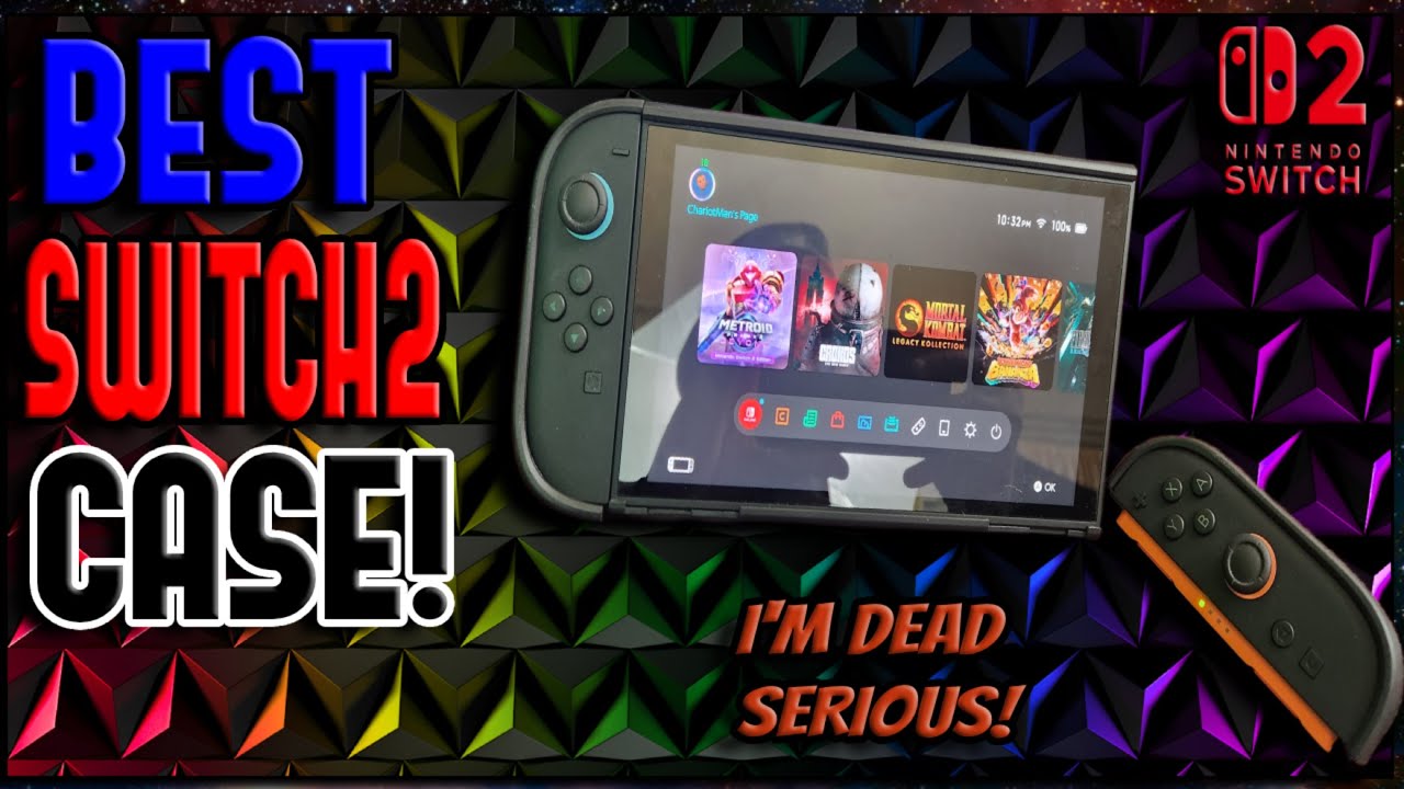 ЭТО, ВОЗМОЖНО, ЛУЧШИЙ ЧЕХОЛ ДЛЯ SWITCH 2 НА СЕЙЧАС! ЗАЩИТНЫЙ ЧЕХОЛ COOWPS P2!