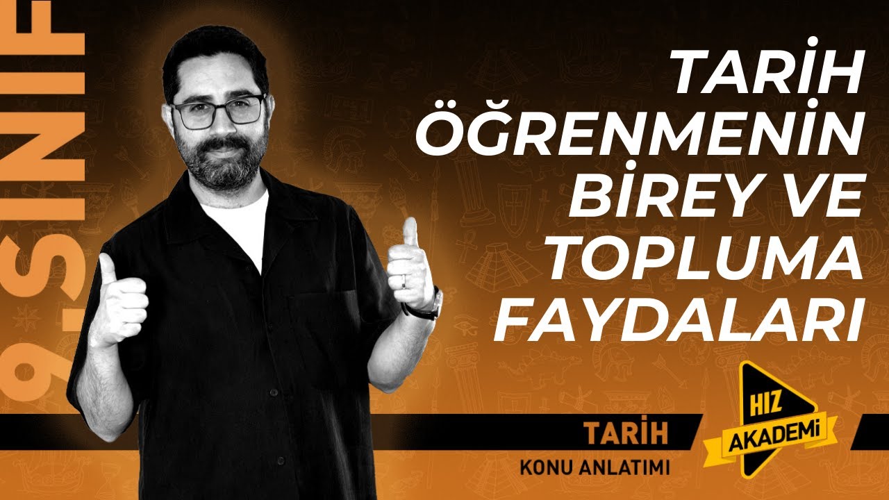 9. Sınıf Tarih | Yeni Maarif Modeli | 1. Ders: Tarih Öğrenmenin Birey ve Topluma Faydaları (PDF👇)