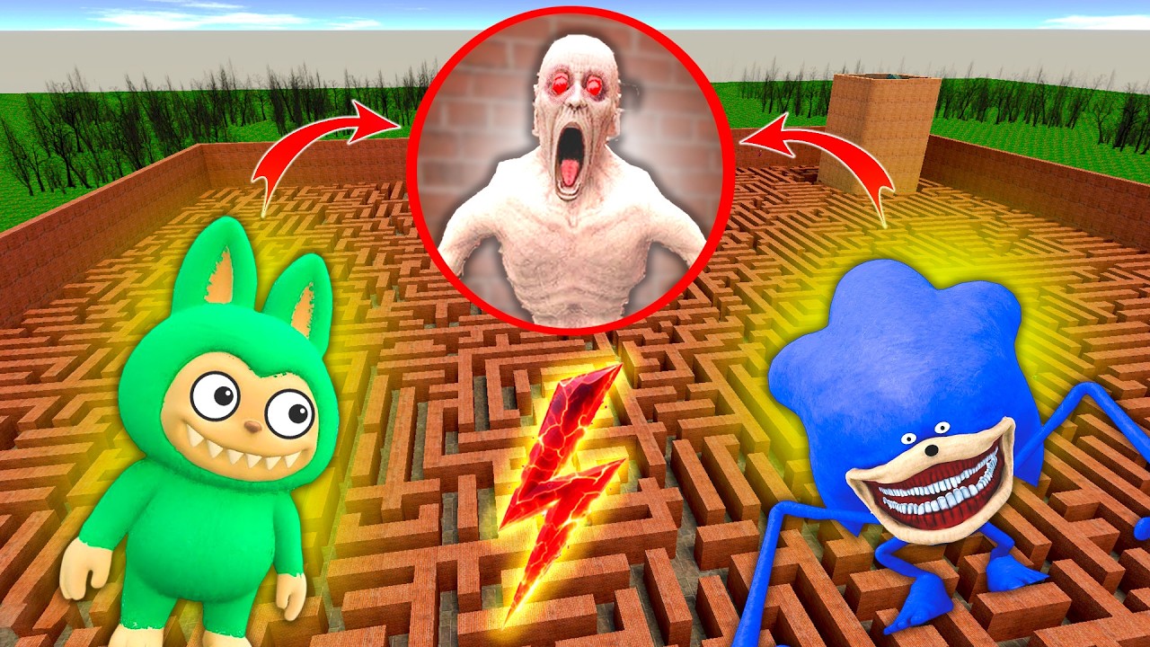 LABUBU vs SCP-096 vs SONIC TAPES - WHO WINS? | Garry's Mod Battle 🔥