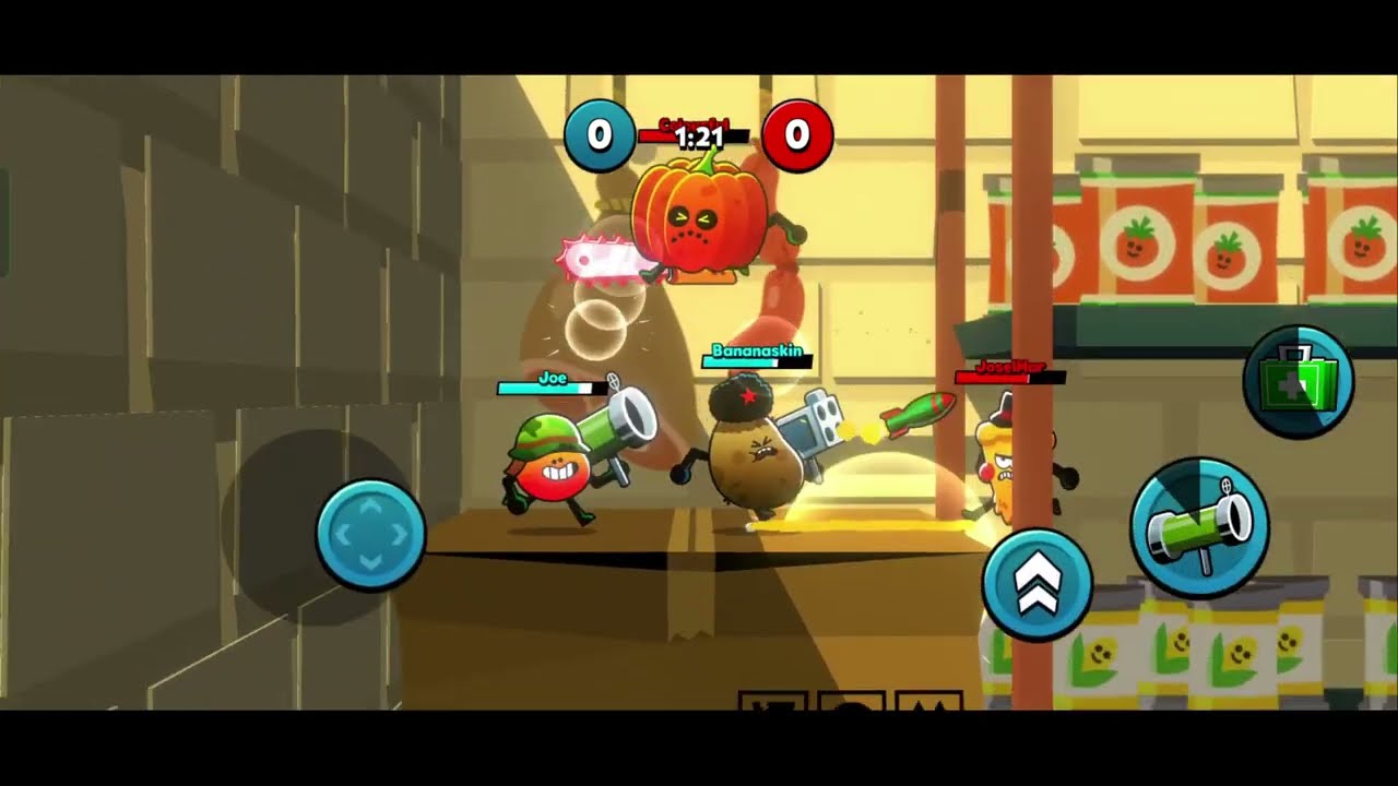 Gameplay Food Gang without sound effects