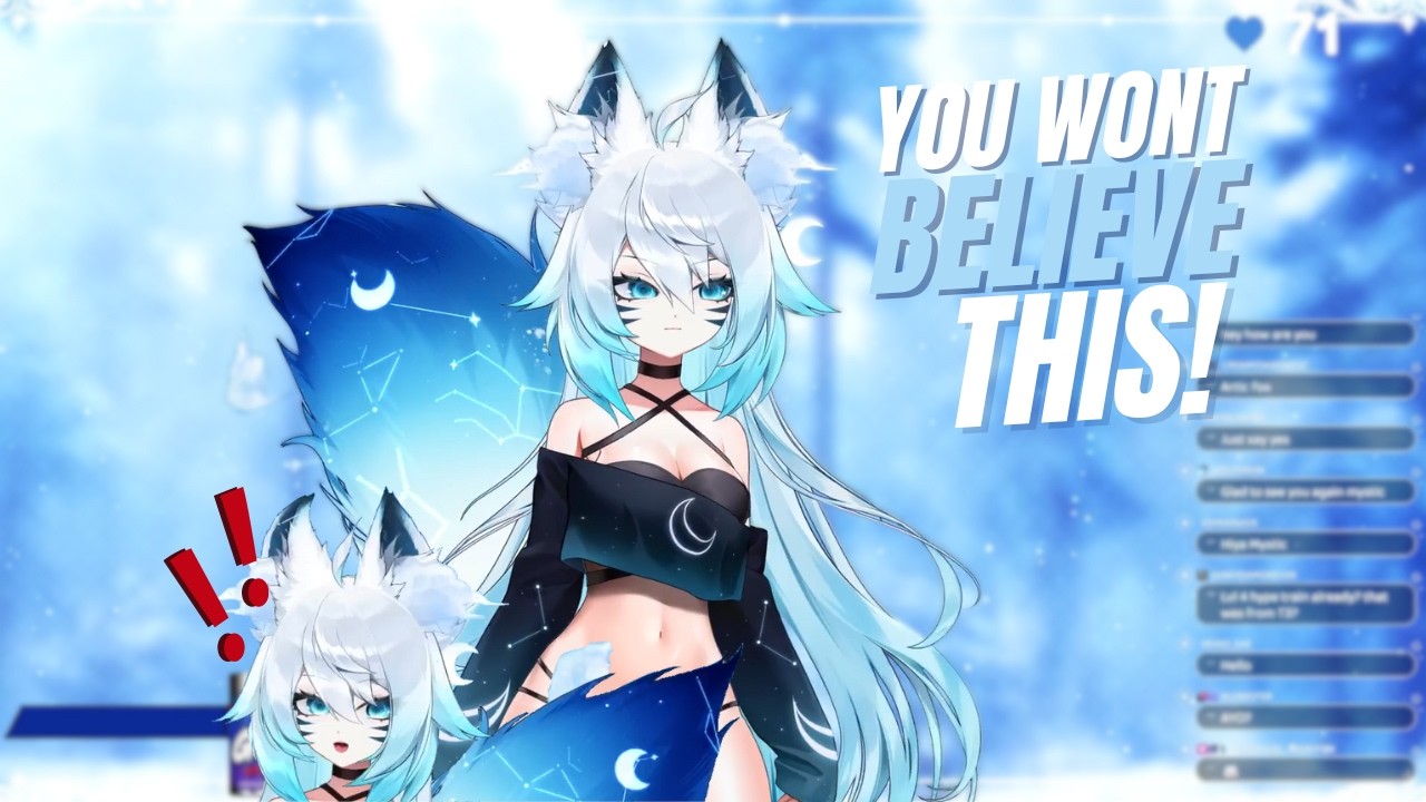 What happened when Mystic showed off her new winter update