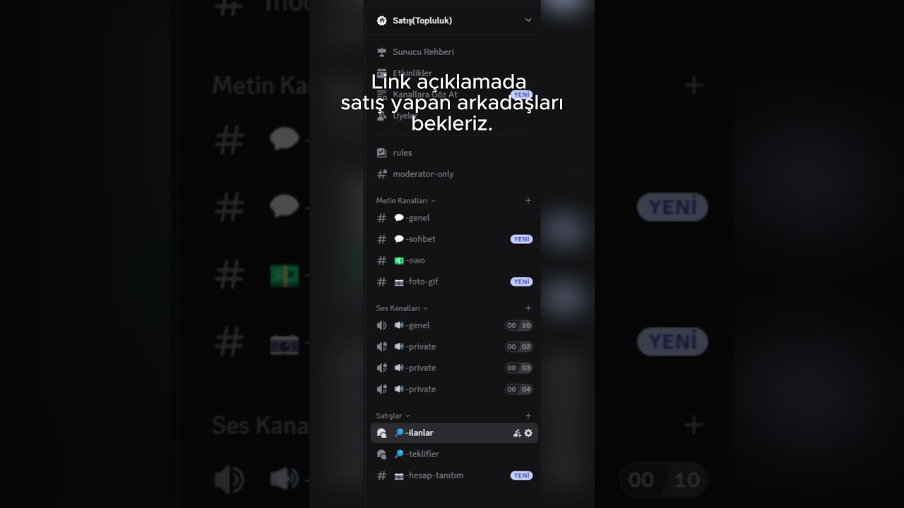 Discord hesap satış sunucumuz!