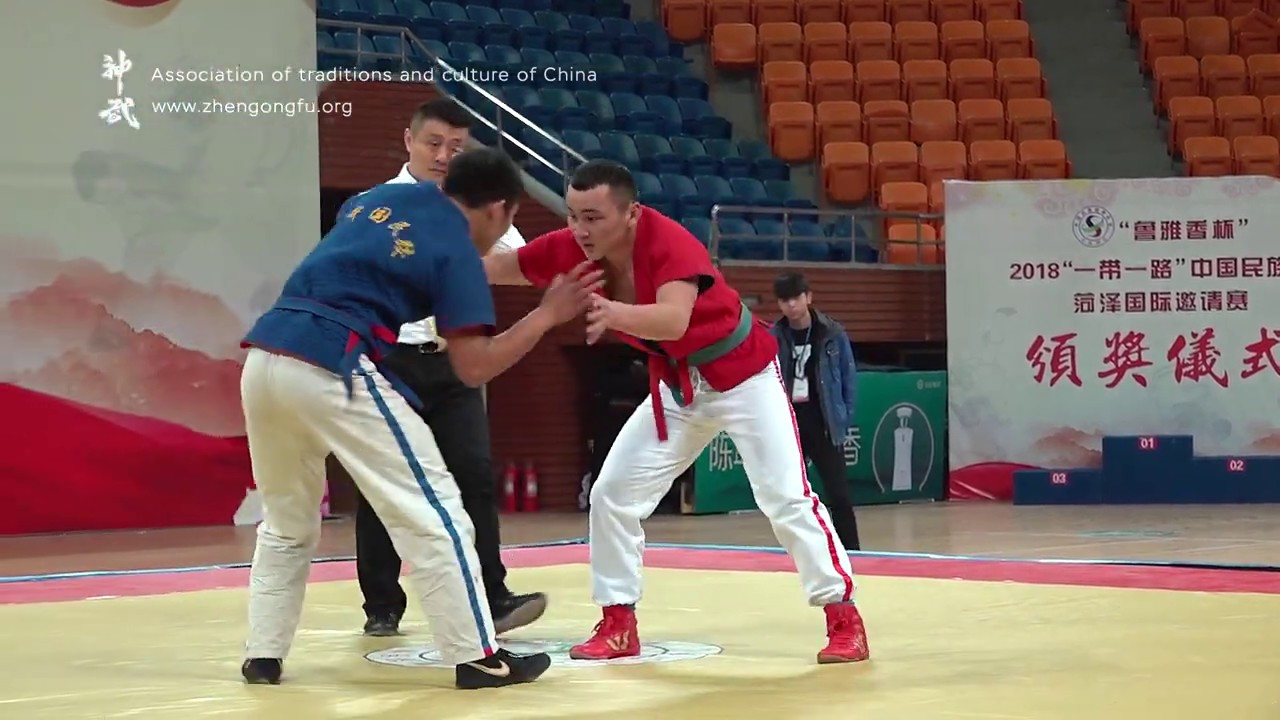 Shuai jiao fight China Heze Shandong men (057) Wrestling