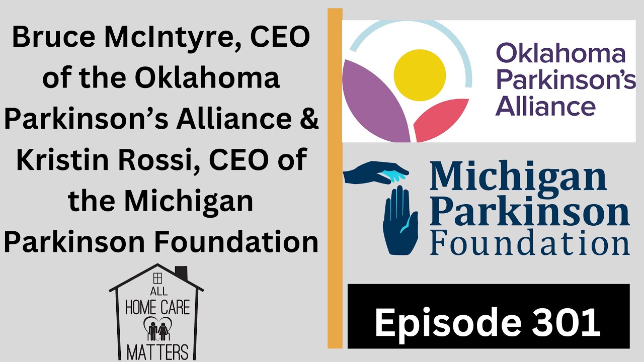 Bruce McIntyre of Oklahoma Parkinson's Alliance & Kristin Rossi of Michigan Parkinson Foundation