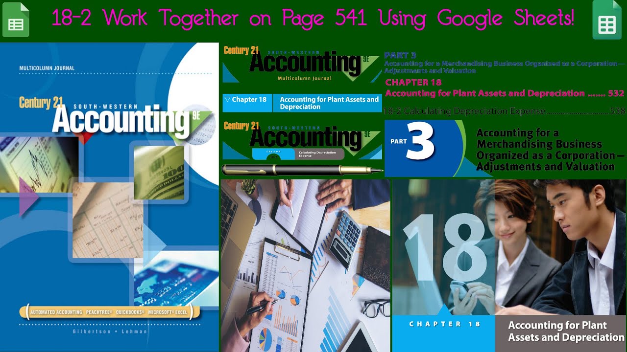 18-2 Work Together on Page 541 Using Google Sheets!