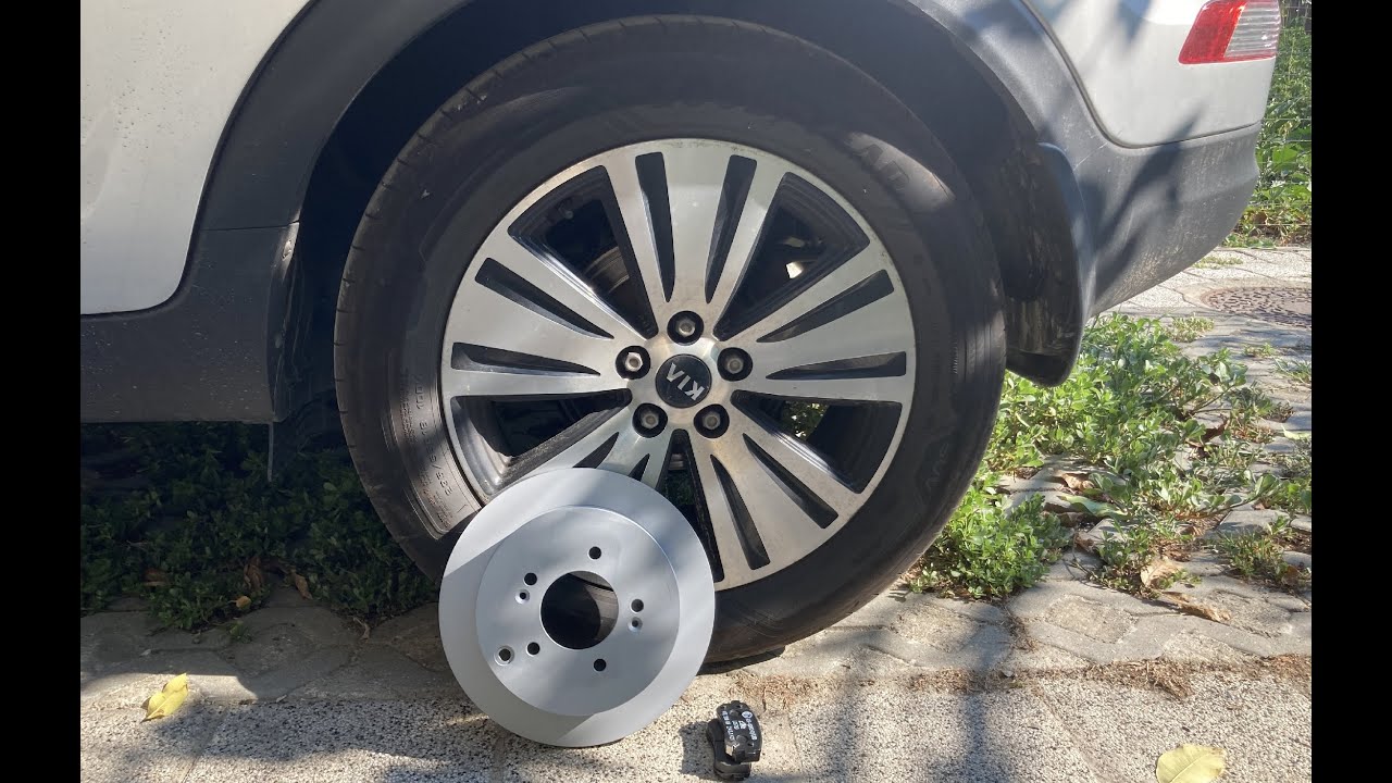 DIY - 2014 Kia Sportage 2.0 CRDI: Change the rear brake discs (rotors) and pads