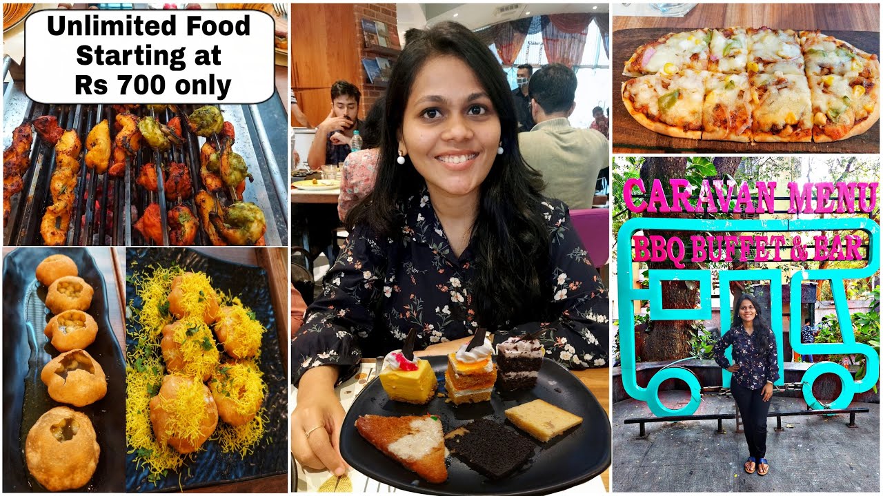 *UNLIMTED* Buffet in THANE | The Caravan Menu, Thane | Veg, Non Veg Buffet | Pritis World