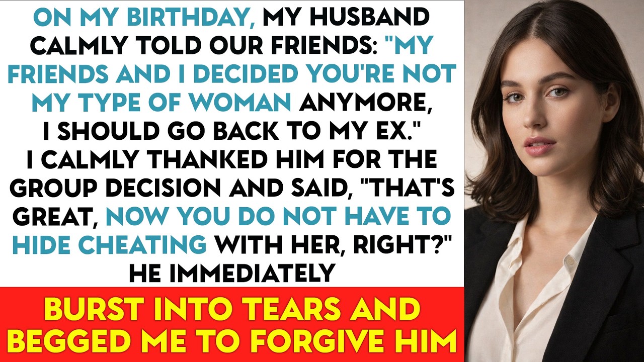 On My Birthday, My Husband Calmly Told Our Friends: 
