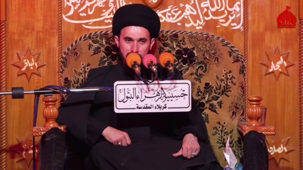 محاضرة بعنوان (إنا لأمراء الكلام وفينا تنشبت عروقه) وهو قول أمير المؤمنين عليه السلام)