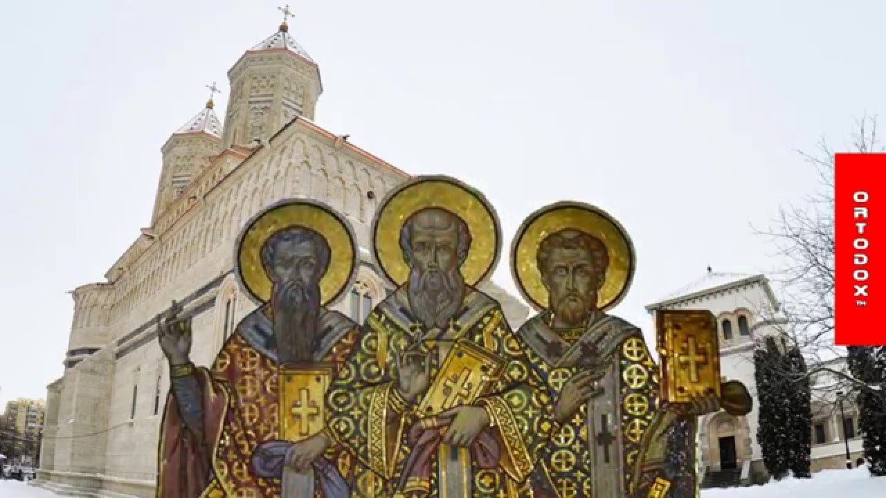 Troparul Sf. Trei Ierarhi