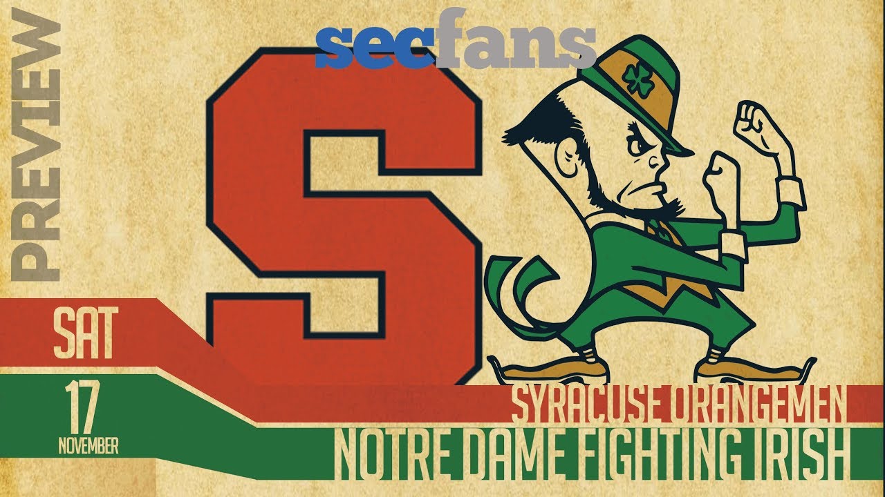 Notre Dame vs Syracuse - Preview & Prediction (Computer Model) College Football 2018