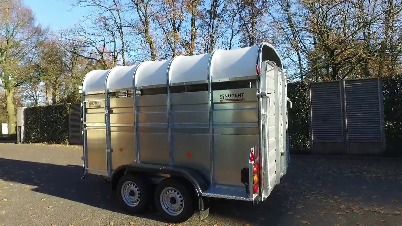 De sterke Nugent LS105 Veetrailer
