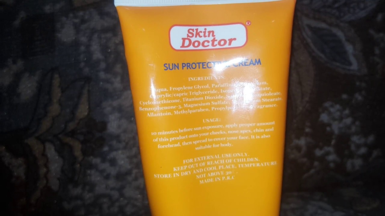 skin doctor medicated sunblock review in urdu