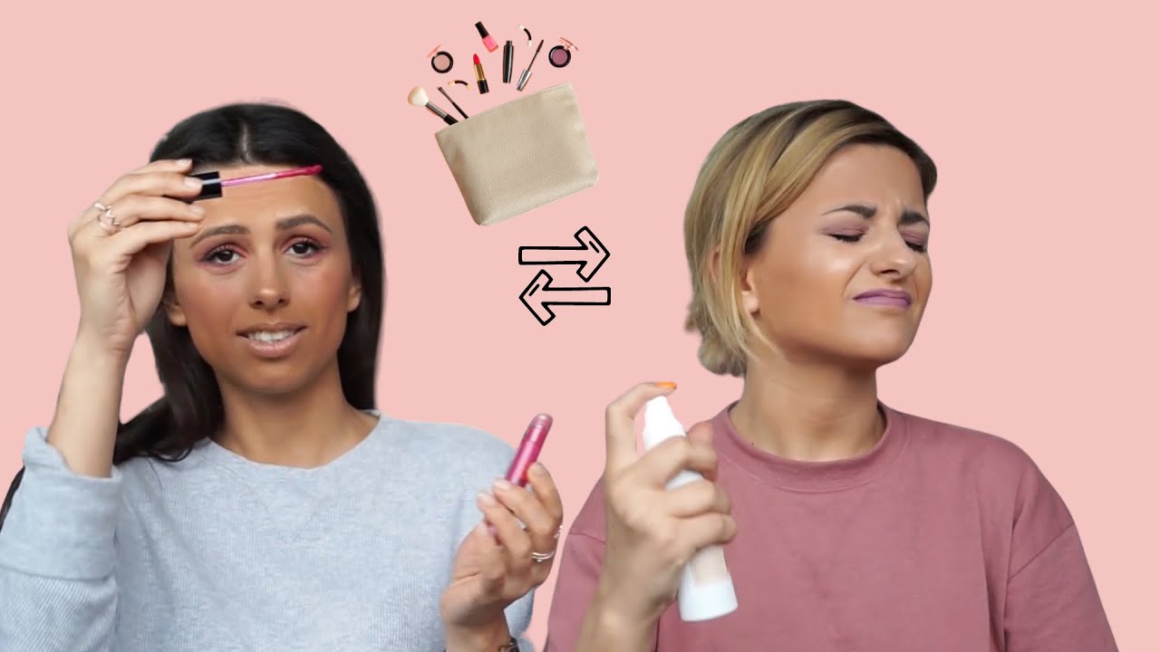 Switching Makeup Bags With My Sister!!