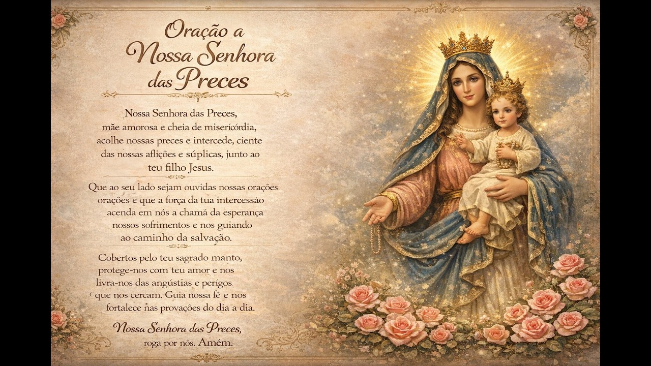 Oração a Nossa Senhora Das Preces