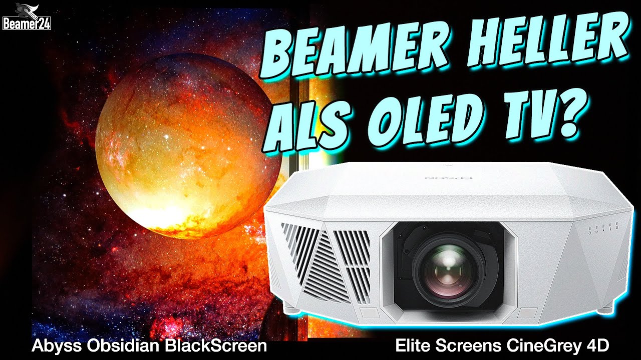 Beamer heller als OLED? Schlägt der Epson QL7000 einen OLED TV mit der Abyss Obsidian Blackscreen?