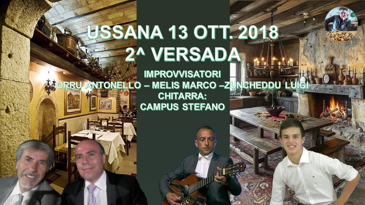 2018 USSANA 13 OTT.  TEMPU DE BINNENNA 2^ VERS.  ORRU-MELIS-ZUNCHEDDU.