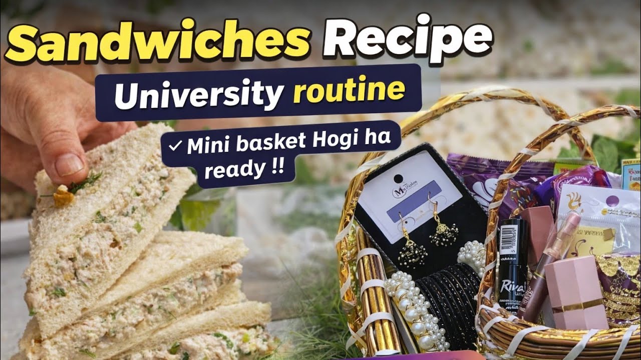 Easy Sandwiches Recipe | Basket Ready ki | Bazar sy kia kia Lia | ZBCOUSINVLOGS|