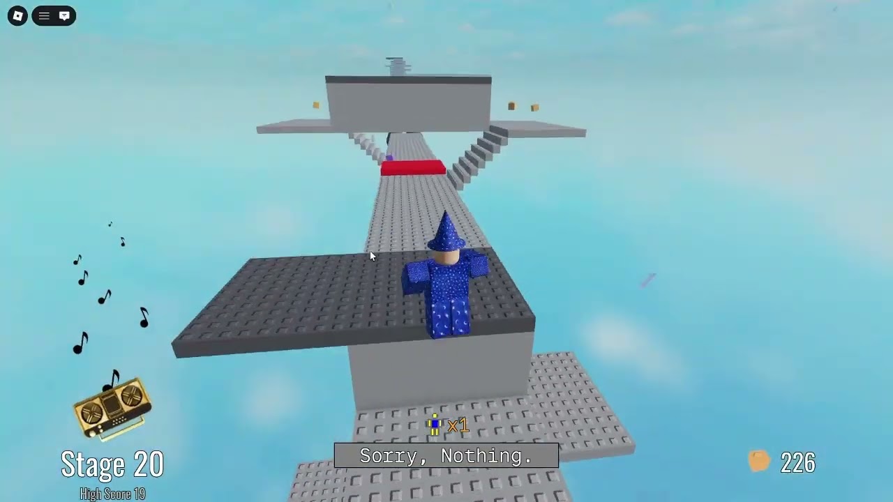 Roblox - be chased be random stuff in a obby