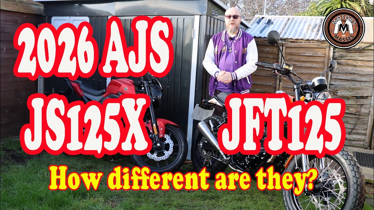 Насколько они отличаются друг от друга? AJS JFT125 2026 года и JS125X.