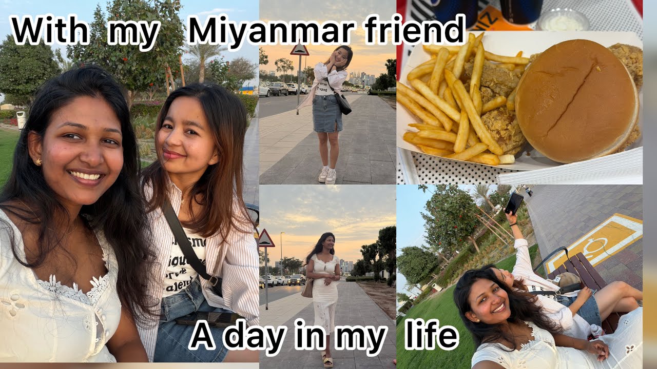 Miyanmar  girl කෙනෙක් එක්ක date   එකක් යමුද?👩‍🦳😍Sha&Sachi  #vlog #vlogger 🌷🌷😍