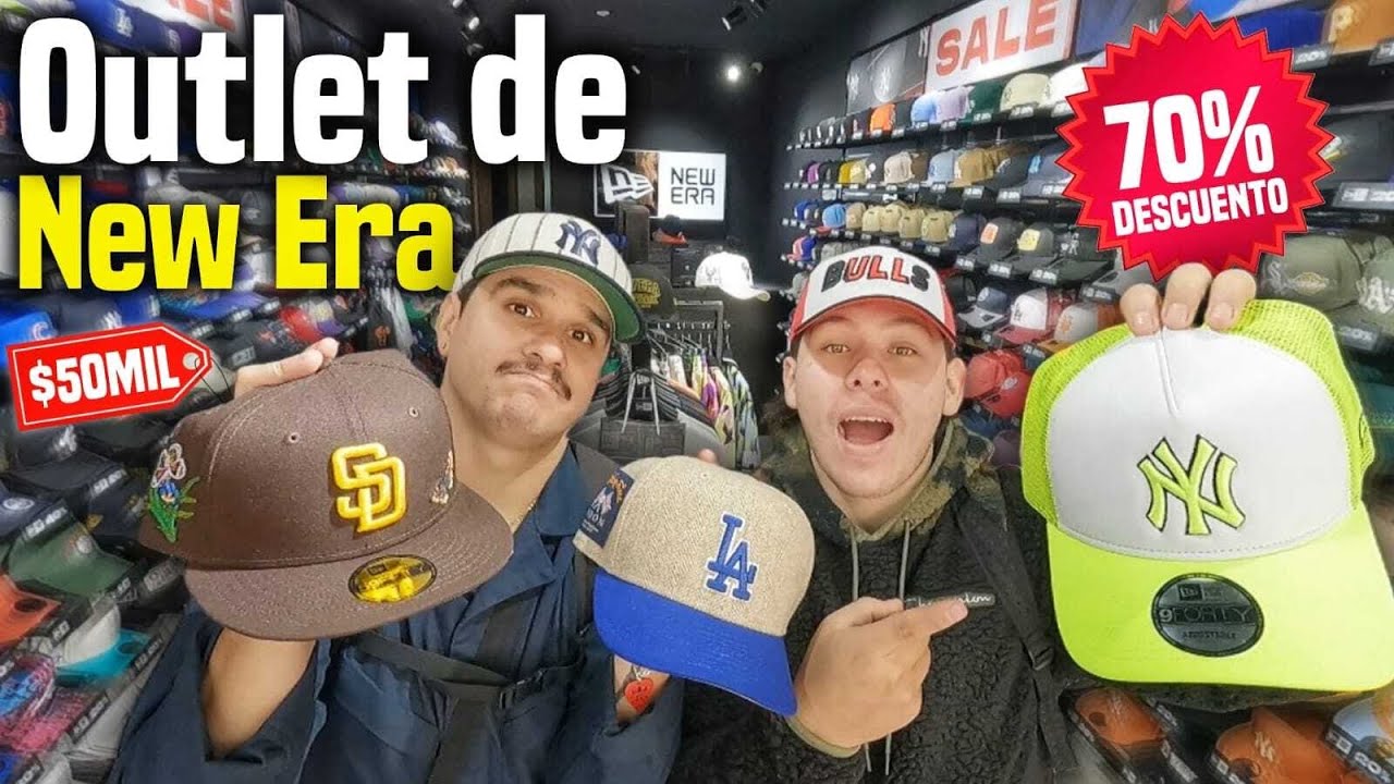 VISITAMOS EL OUTLET DE GORRAS NEW ERA - Las mas baratas del mercado