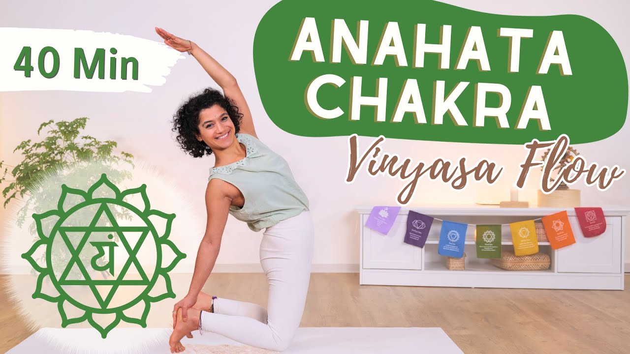 Anahata/Herz Chakra Flow mit Sonya l 40 Minuten Vinyasa Yoga für mehr Liebe und Verbundenheit