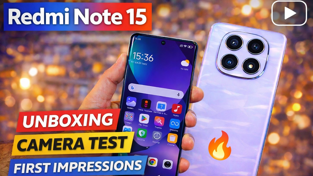 Redmi Note 15 - Unboxing, Camera Test, First Impressions, Tech Specs, Price and more