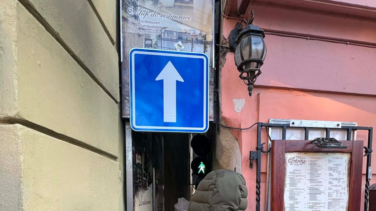 Narrowest street in Prague Czech Republic December25,2025(Thursday)