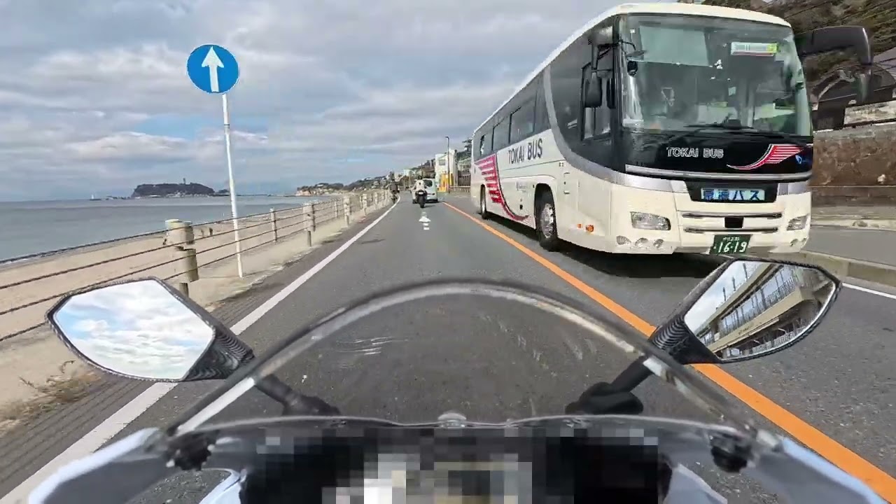 【CBR250RR】鎌倉から江の島の走行動画　Kamakura, Enoshima 4k