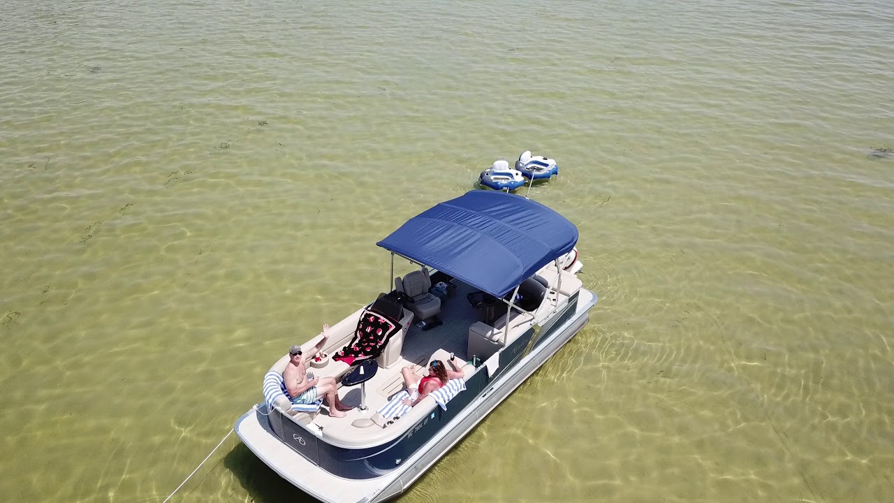 Crooked Lake, Oden MI - Sand Bar 2020-6-20