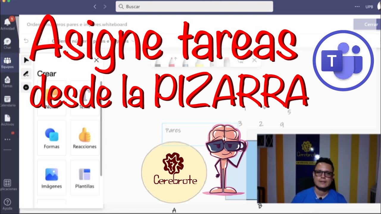 Como asignar tareas desde la pizarra de Teams para que los estudiantes editen