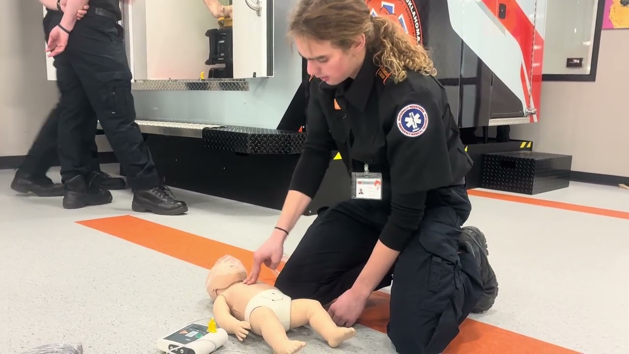 CPR on a neonate