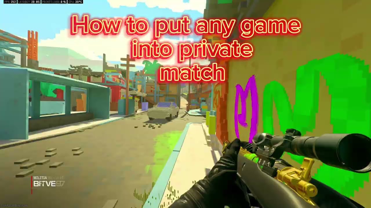 How To Put any game mode/map into private match