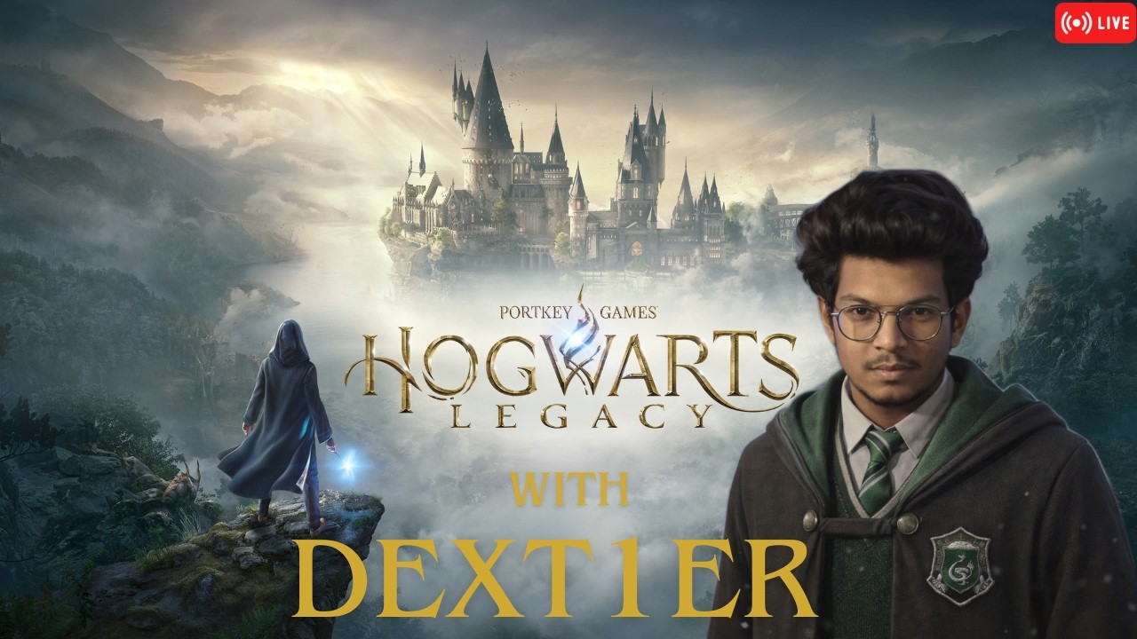 HOGWARTS LEGACY LIVE 🔴 | Becoming the Dark Wizard 😈 | Full Gameplay | DEXT1ER