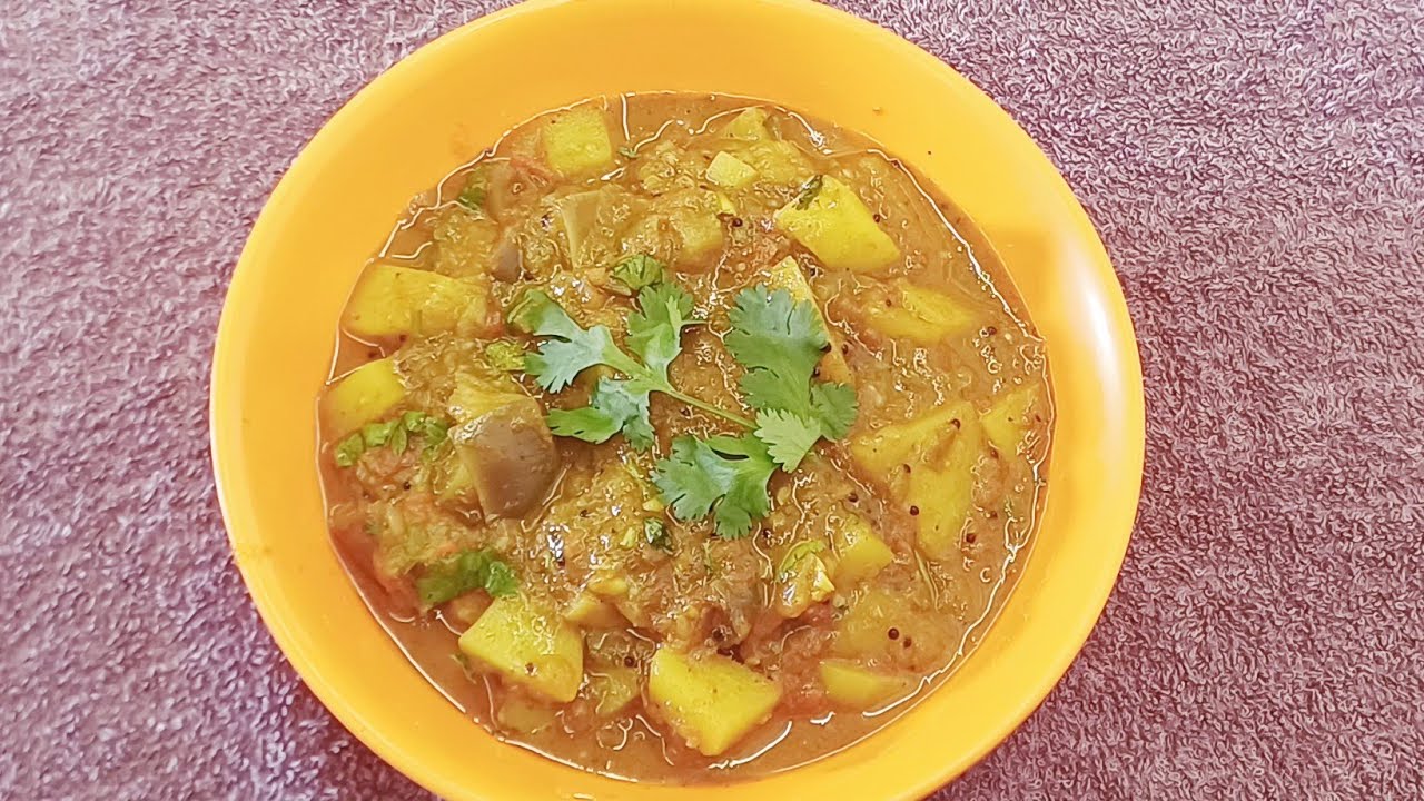 Ringan & bateta nu shaak/ aloo baigan ki sabji/ gujrati style/#food#delicious#cooking 