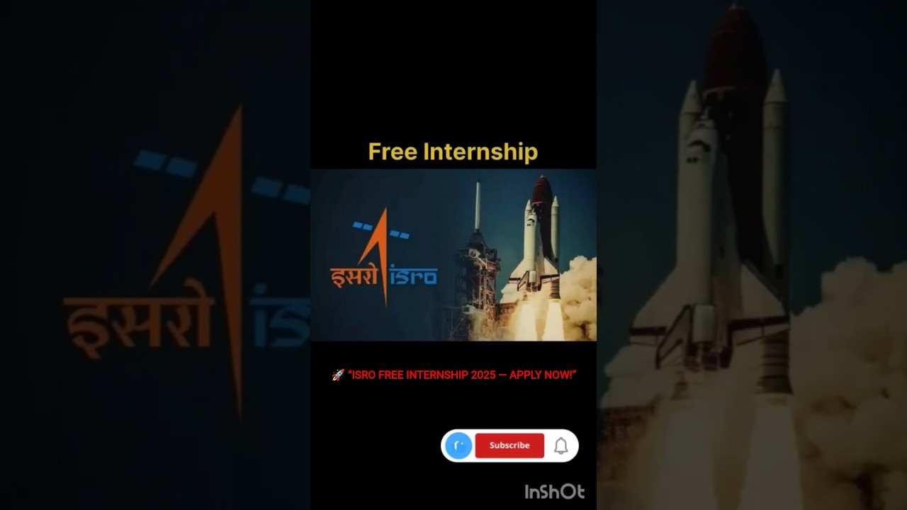 🚀 ISRO Free Internship 2025 | How to Apply Step-by-Step|.....💻📃🤓🎬📱💼..|#shorts #viral #internship...|