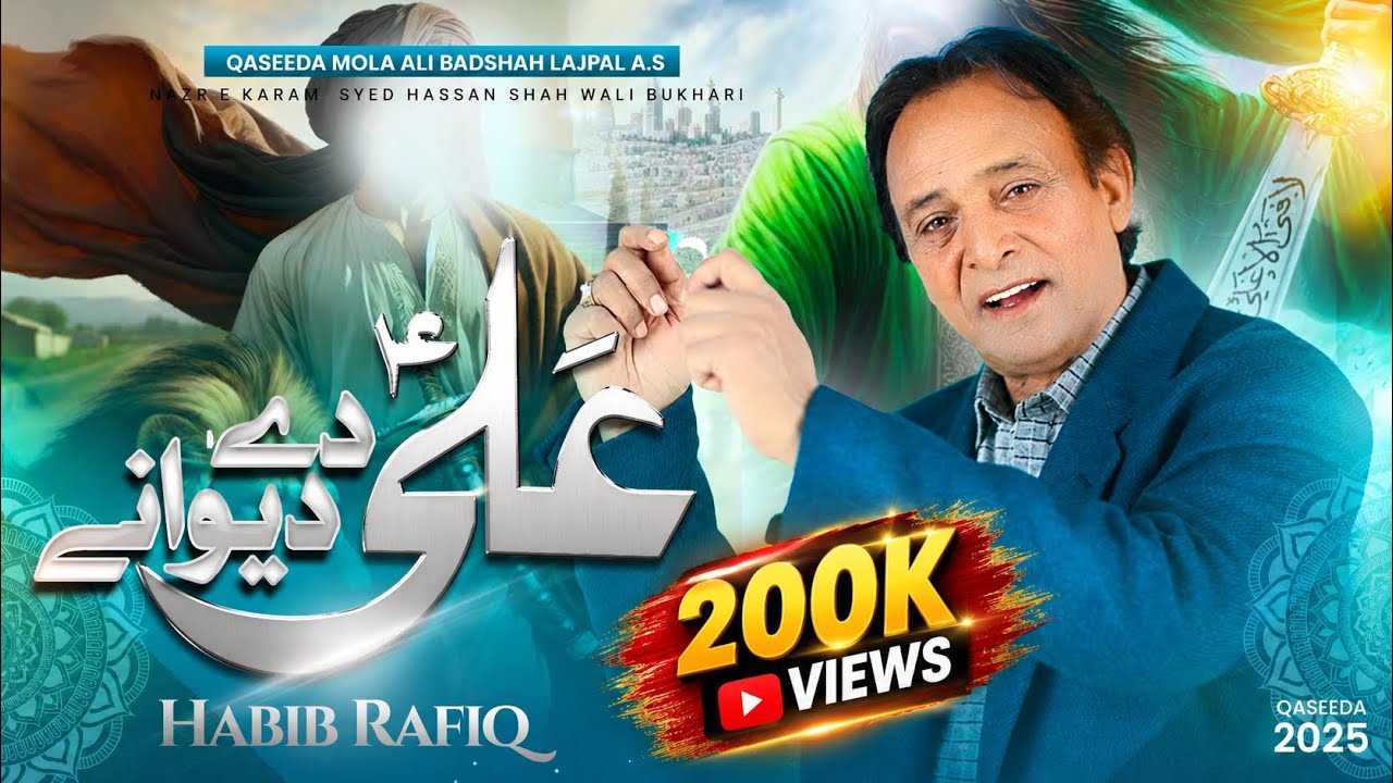 Ali a.s De Dewane | Habib Rafiq | Qasida Mola Ali As - 2025