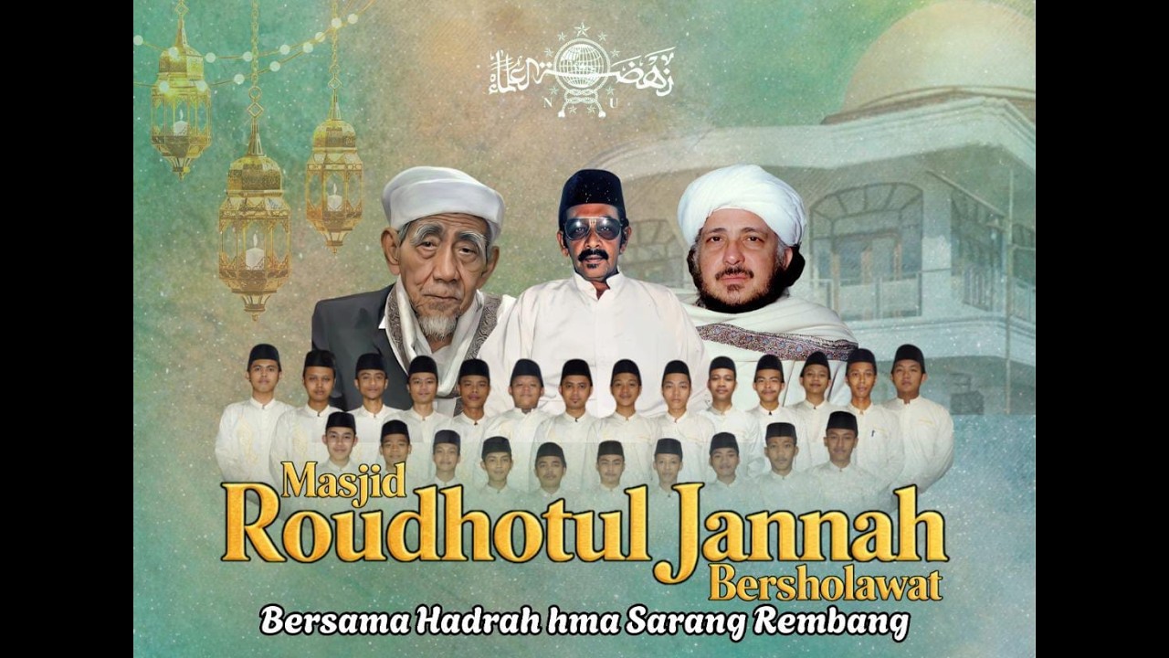 MASJID ROUDHOTUL JANNAH WANUTENGAH BERSHOLAWAT BERSAMA HADROH HMA SARANG REMBANG