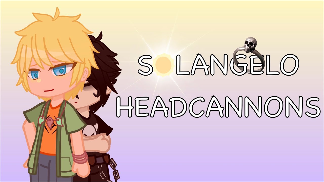 Solangelo Headcannons// Happy Pride Month 🏳️‍🌈
