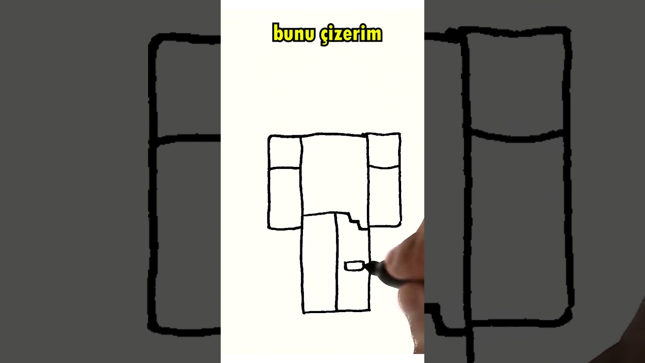 How to DRAW STEVE MINECRAFT  #drawing #art #easydrawing #&ccedil;izim #draw #kolay&ccedil;izimler #howtodraw