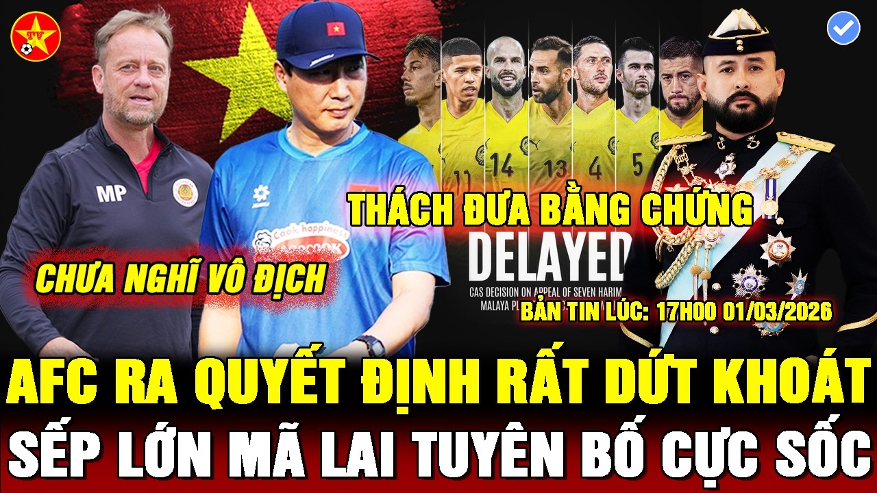 💖ĐT NỮ VIỆT NAM ĐÓN TIN VUI, MÃ LAI LẠI GIỞ TRÒ, AFC RA QUYẾT ĐỊNH QUAN TRỌNG, HLV POLKING KHIÊM TỐN