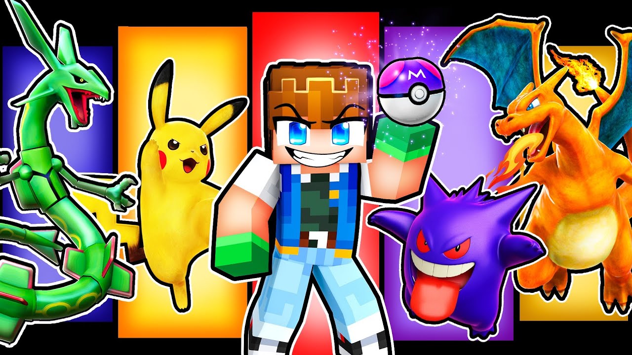 Surviving ONE OP POKEMON Block in Minecraft!