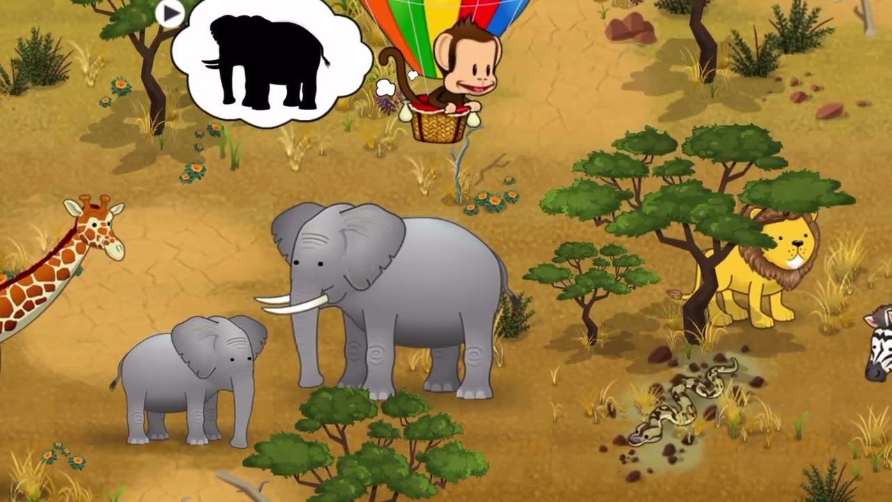 Monkey Preschool Animals Africa เพลงภาษาอังกฤษสำหรับเด็กเล็ก | Kids Songs