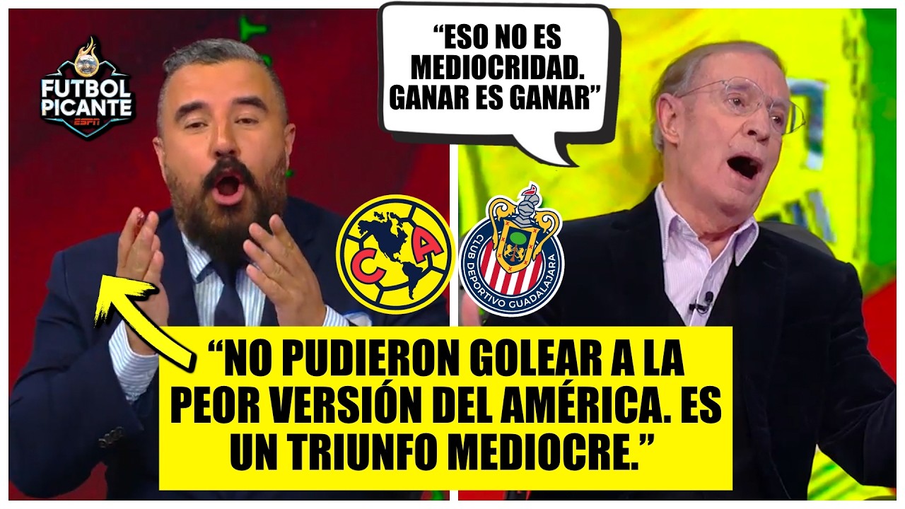ÁLVARO MORALES SE BURLA del triunfo de CHIVAS vs AMERICA: “Es un TRIUNFO MEDIOCRE” | Futbol Picante